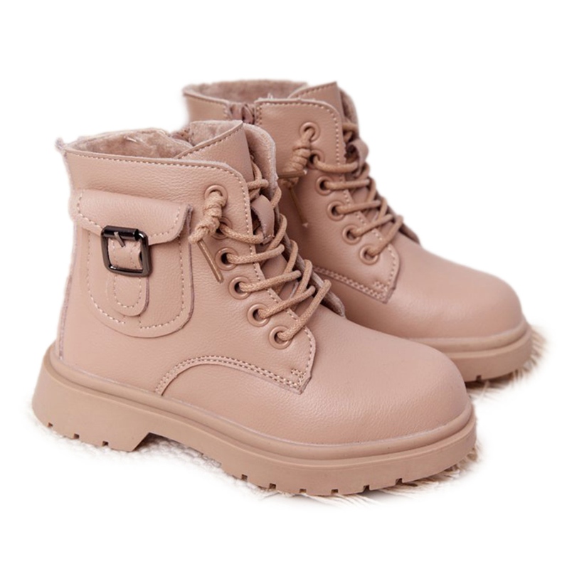 Apawwa Bottes pour enfants avec poches en beige TikTok Apawwa Bottes pour enfants avec poches en beige TikTok