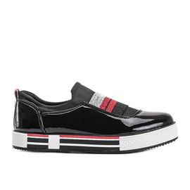 Baskets Jayde vernies noires