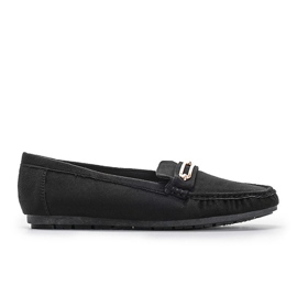 Mocassins femme Keyla noirs