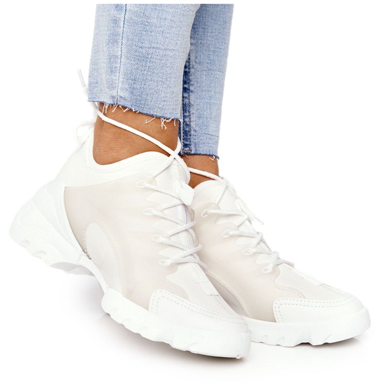 Chaussures de sport pour femmes Sneakers Blanc Born This Way blanche