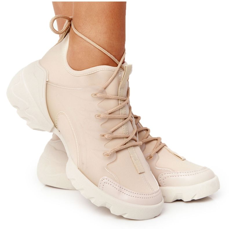 PS1 Chaussures de sport pour femmes Baskets Beige Born This Way PS1 Chaussures de sport pour femmes Baskets Beige Born This Way