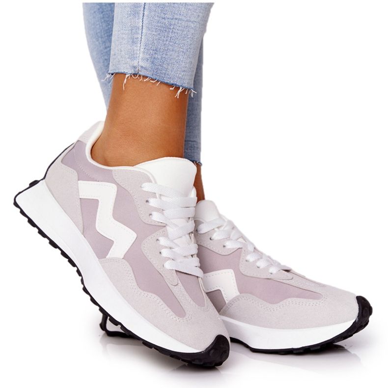 PS1 Chaussures de sport femme Sneakers Gris Move On PS1 Chaussures de sport femme Sneakers Gris Move On