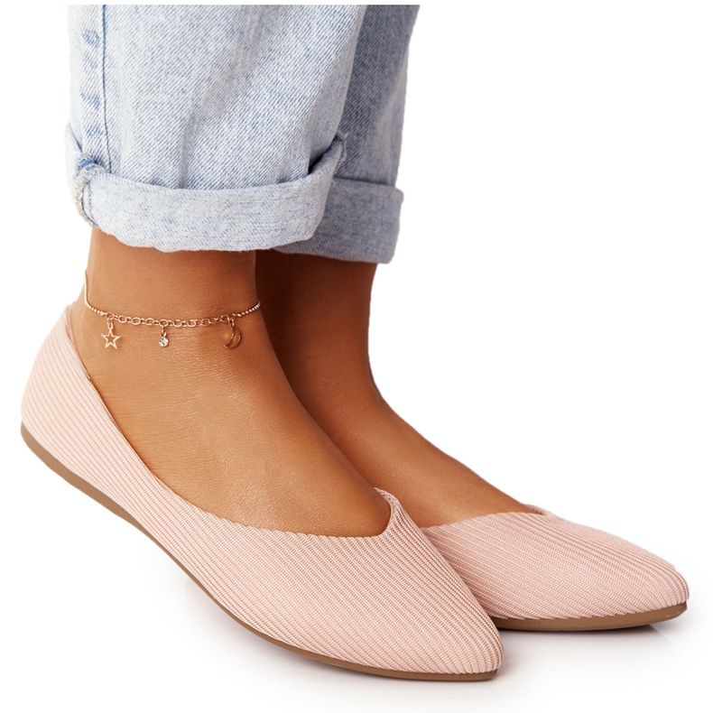 Délicat Ballerine En Spitz Vinceza 2187 Rose