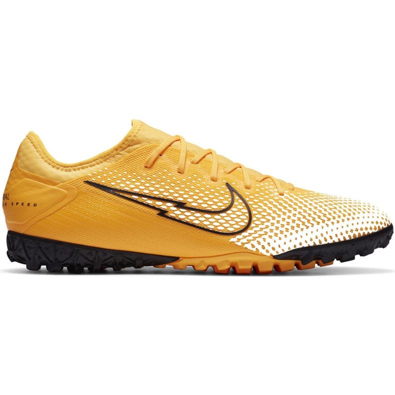 Chaussure de football Nike Mercurial Vapor 13 Pro Tf AT8004 801 orange jaune Chaussure de football Nike Mercurial Vapor 13 Pro Tf AT8004 801 orange jaune