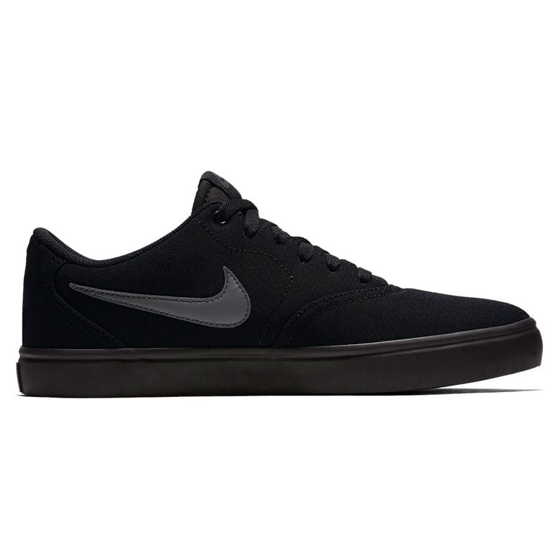 Nike Sb Check Solar Cnvs noir 843896 002 chaussures pour hommes le noir gris Nike Sb Check Solar Cnvs noir 843896 002 chaussures pour hommes le noir gris