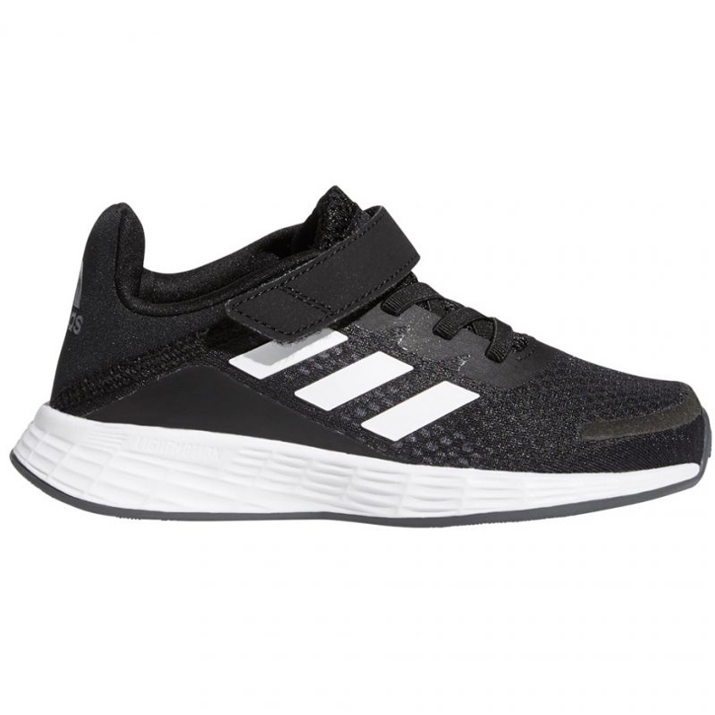 Chaussures Adidas Duramo Sl C Jr FX7314 blanche le noir
