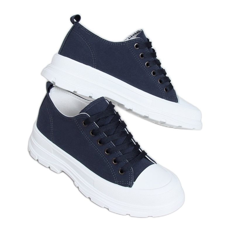 Baskets femme bleu marine LA122 Marine