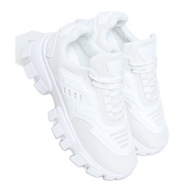 Blanc LA155P Chaussures de sport blanches