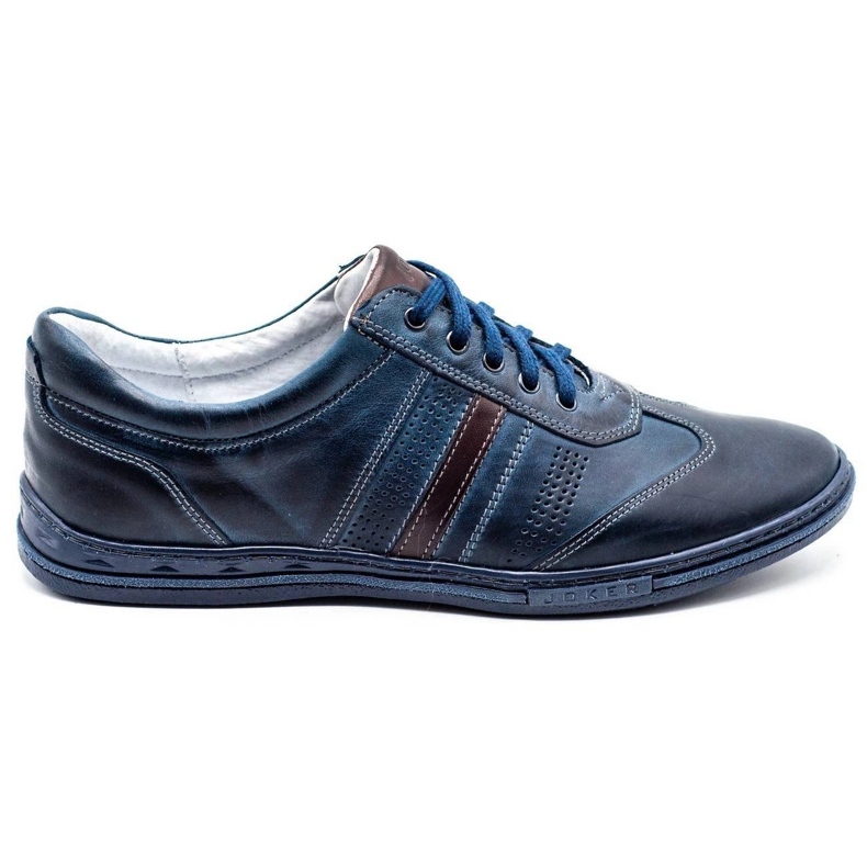 Joker Chaussures cuir homme 521 bleu marine
