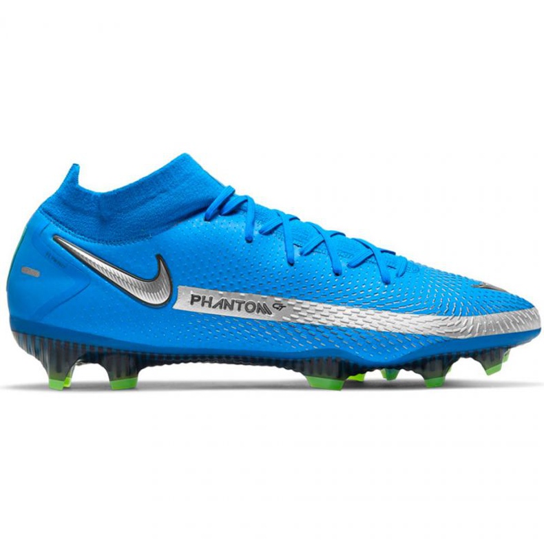Chaussure de football Nike Phantom Gt Elite Dynamic Fit Fg M CW6589 400 bleu bleu
