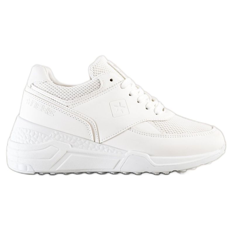SHELOVET Baskets blanches décontractées