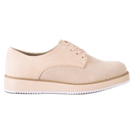 Renda Chaussures classiques sur la plate-forme brun