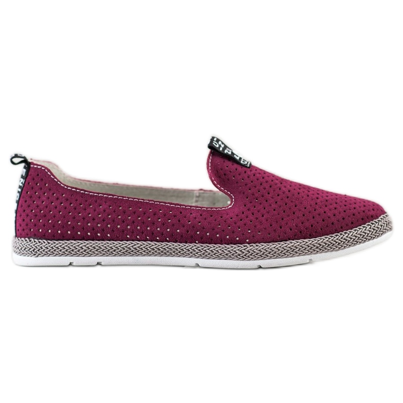 Filippo Slipons en cuir décontractés rouge Filippo Slipons en cuir décontractés rouge