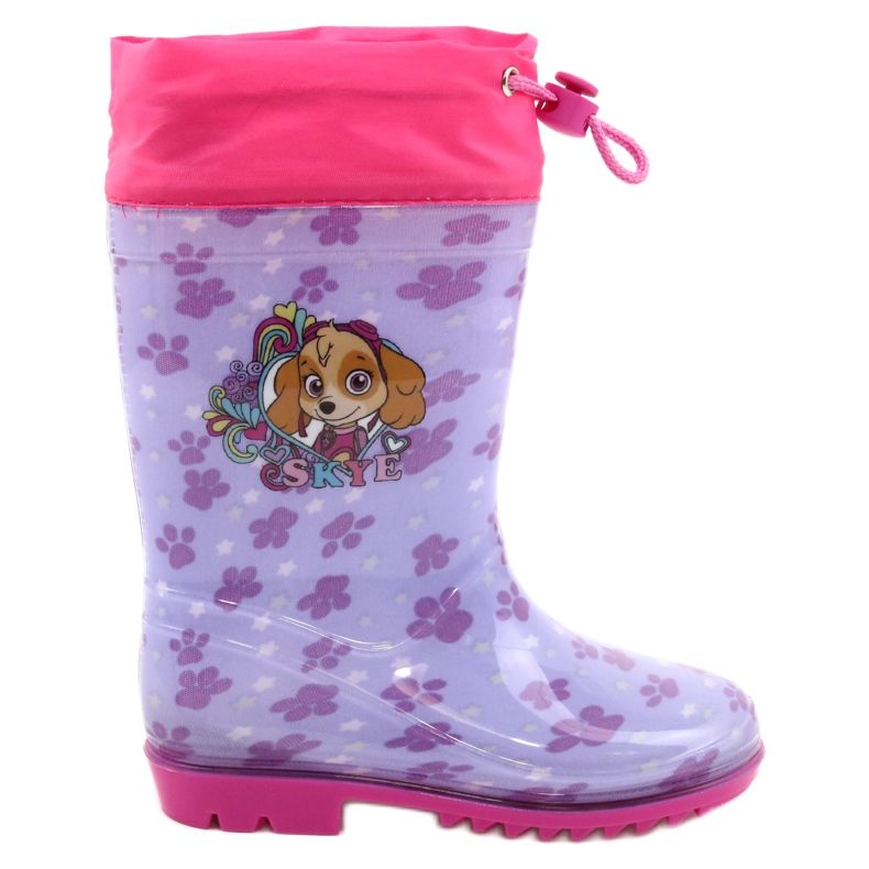 American Club Bottes en Caoutchouc Lavande Américaine SKYE KAL04 violet rose
