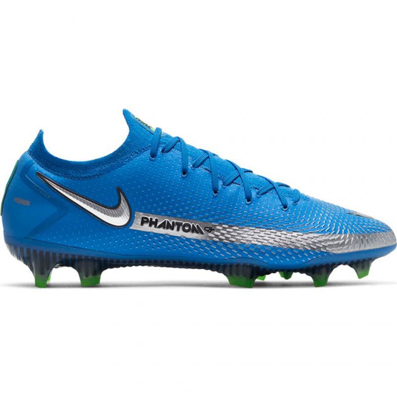 Chaussure de football Nike Phantom Gt Elite Fg M CK8439 400 bleu bleu