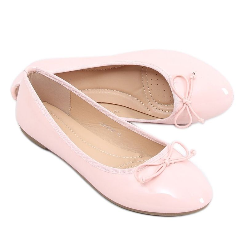 Ballerines laquées roses 1JB-18181 Rose