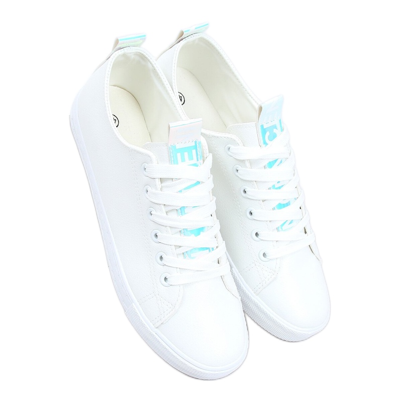 Baskets femme blanches LA70P Blanc