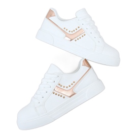 Baskets femme blanches 1063 Champagne