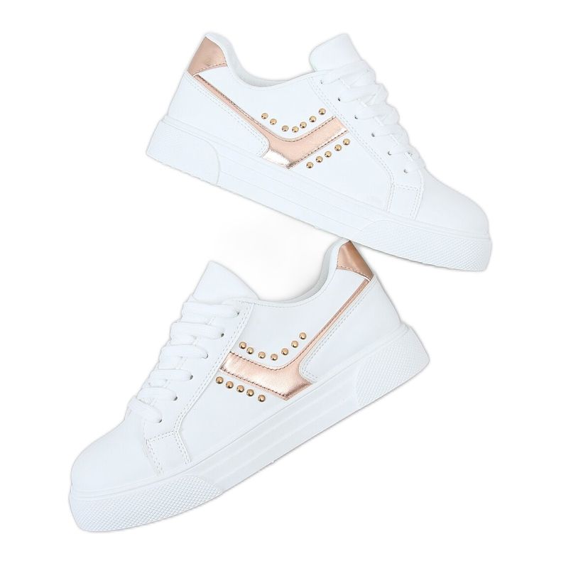 Baskets femme blanches 1063 Champagne