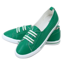 Baskets femme vertes 6283 Vert