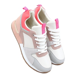 Chaussures de sport multicolores B0-671 Blanc Chaussures de sport multicolores B0-671 Blanc