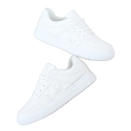 Baskets femme blanches BL229P Blanc