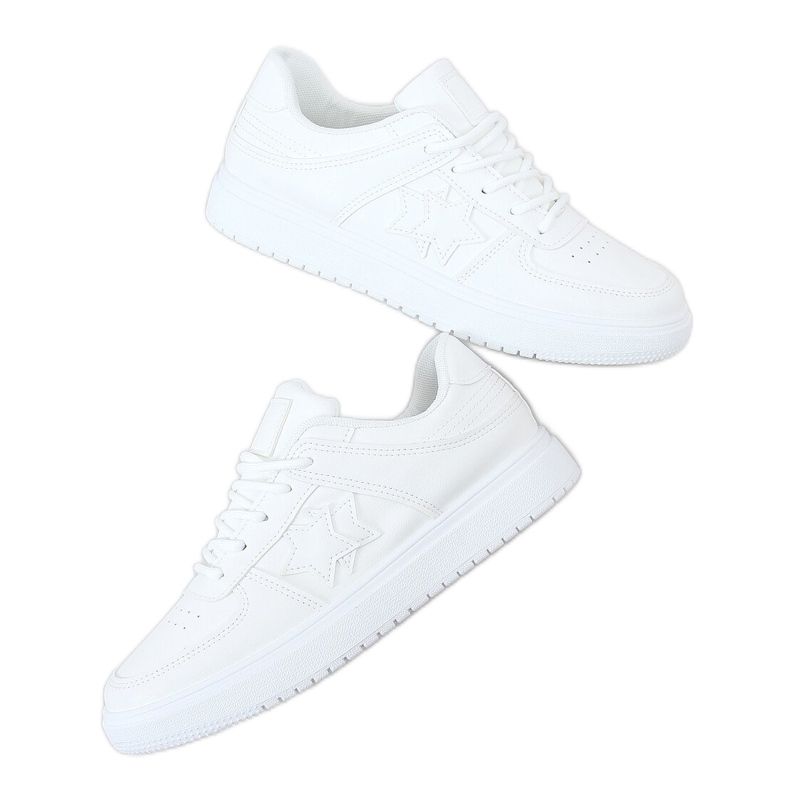 Baskets femme blanches BL229P Blanc