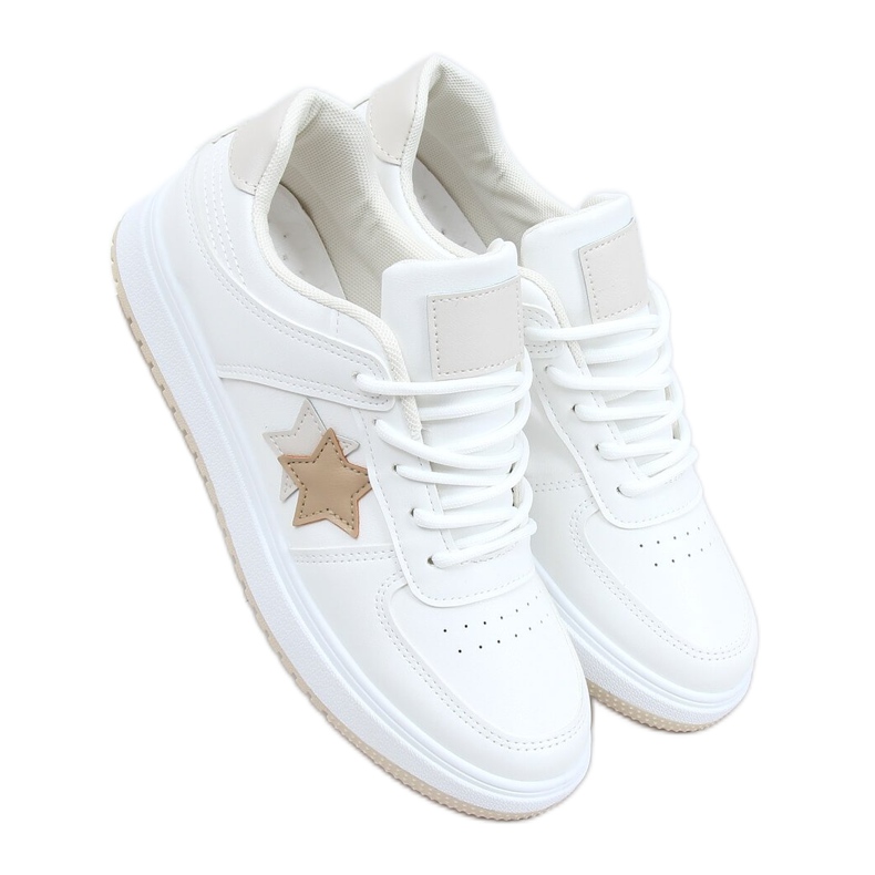 Baskets écru femme BL229P Beige