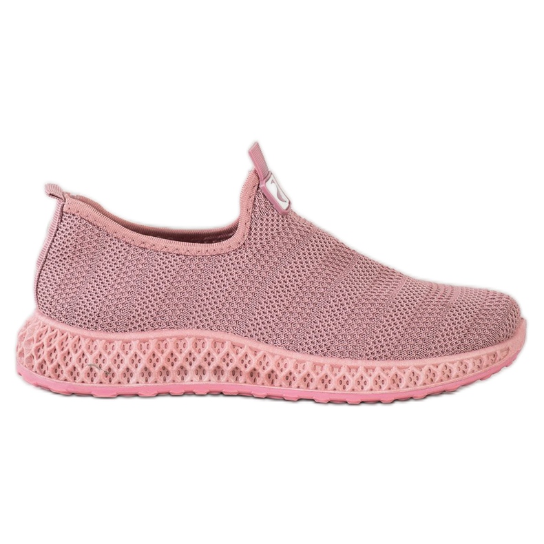 SHELOVET Slipons Ajourés Printemps rose