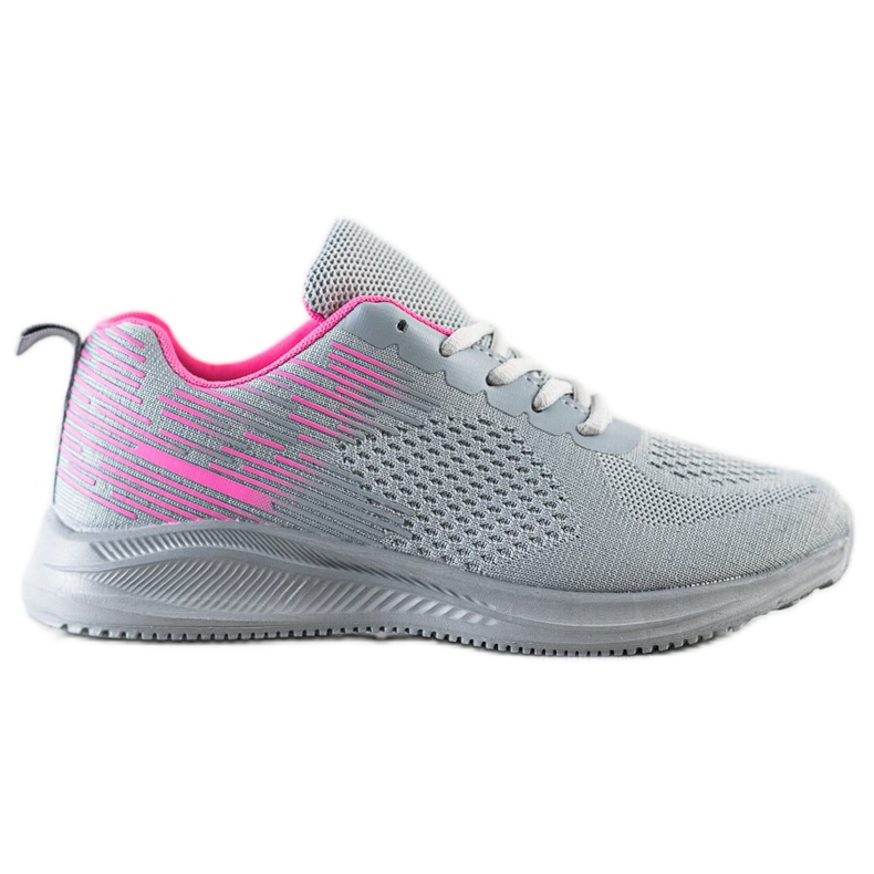 Bona Chaussures de sport légères rose gris