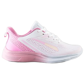 Bona Baskets ajourées pour le printemps blanche rose
