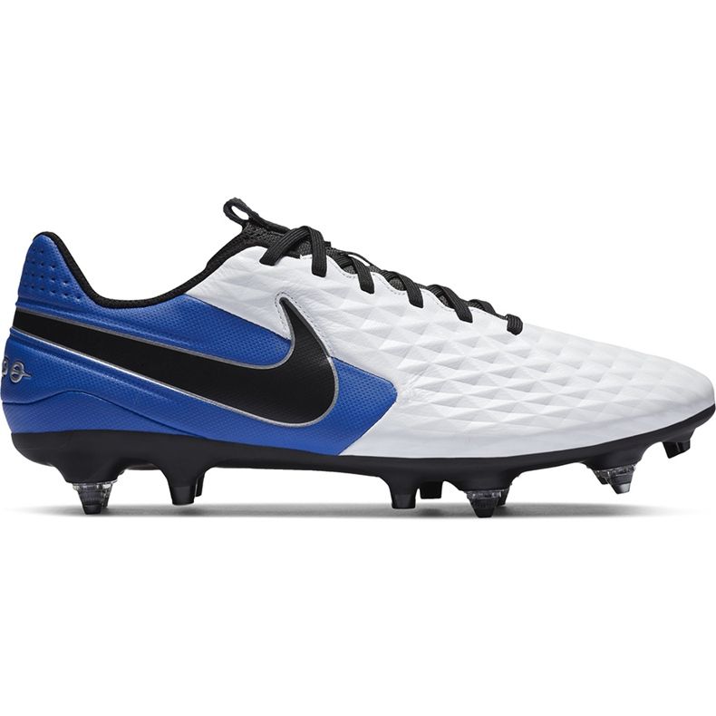 Nike Tiempo Legend 8 Academy Sg Pro Ac AT6014 104 chaussure de football bleu blanche