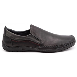 Mario Pala Mocassins homme brogues 531 noir