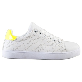 SHELOVET Baskets basses originales blanc
