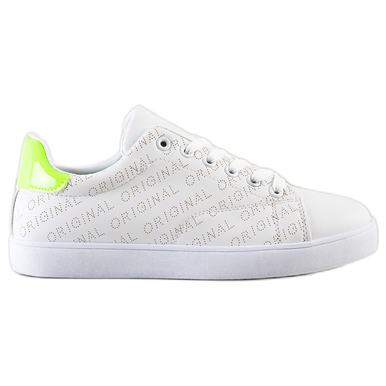 SHELOVET Baskets basses originales blanche