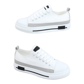 Baskets femme blanches LA173P Blanc