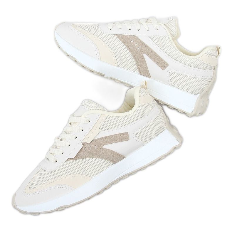 Chaussures de sport beiges 6115 Beige