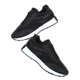 Chaussures de sport noires 6115 Noir