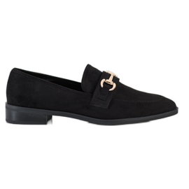 S. BARSKI Mocassins Elégants En Spitz noir
