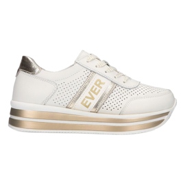 Ever Sports chaussures pour femme Filippo DP1414 blanc et or doré