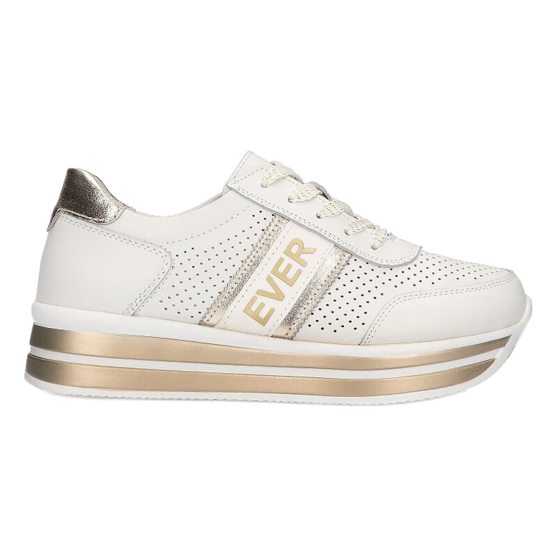 Ever Sports chaussures pour femme Filippo DP1414 blanc et or blanche d'or