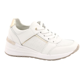 Chaussures de sport pour femmes Filippo DP2003 / 21 blanc doré