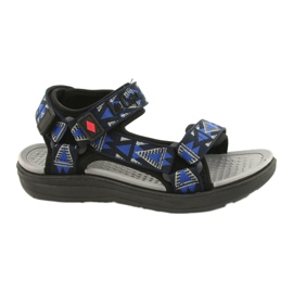 Lee Cooper Sandals pour enfants inserter 20S-TS-037-1 noir / bleu