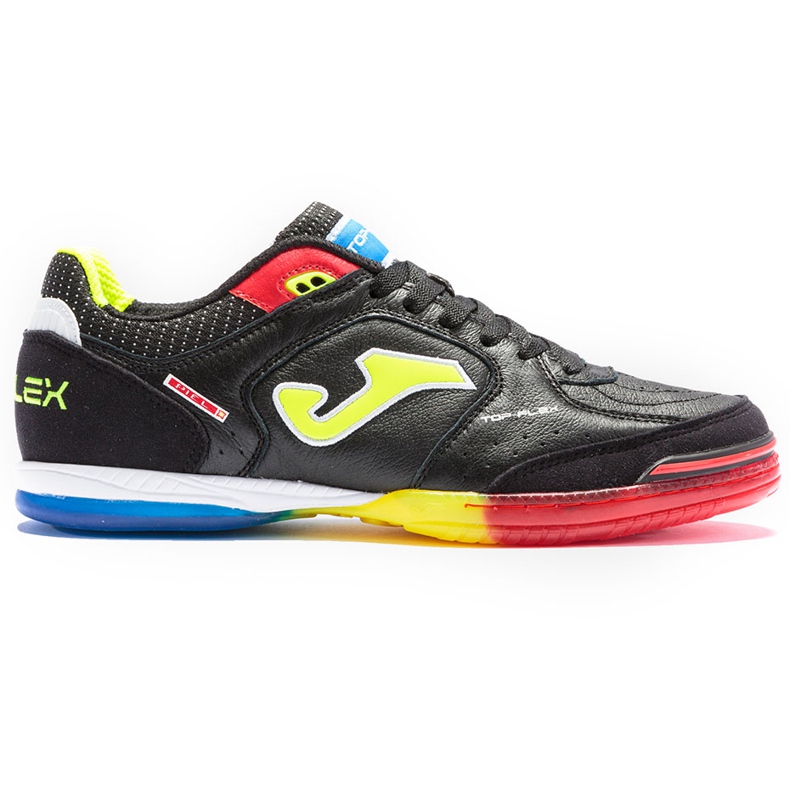 Joma Top Flex 2101 In chaussures de football noir-jaune-bleu le noir le noir