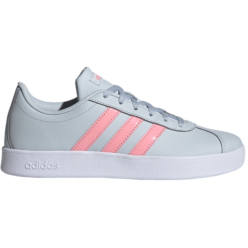 Adidas chaussures enfant Vl Court 2.0 K bleu-rose FY9151
