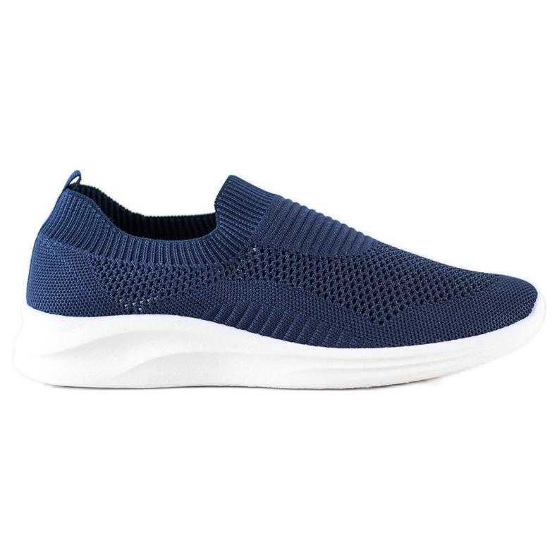 Ideal Shoes Chaussons de sport bleu marine