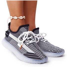 BM Chaussures De Sport Sur Une Semelle Gel Noir Freestyler blanc