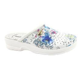 Tongs Comfooty Alessia blanches multicolore