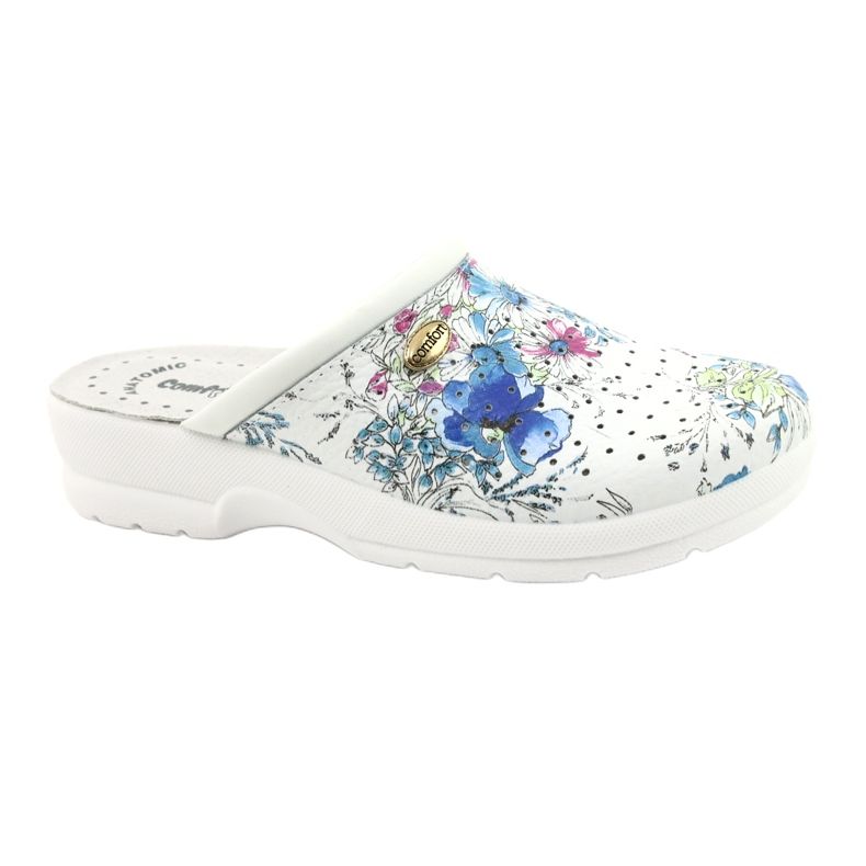 Tongs Comfooty Alessia blanches multicolore