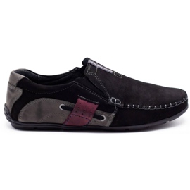 Mario Pala Mocassins homme noirs 834